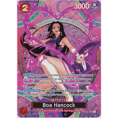 One Piece TCG One Piece Single: Boa Hancock Op12-014 Legacy Of The Master Special Rare NM