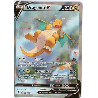 Pokémon Pokemon Single: Dragonite V 192/203 NM