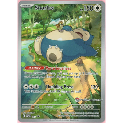 Pokémon Pokemon Single: Snorlax #51 Scarlet & Violet Pokemon Center Promo (2023) NM