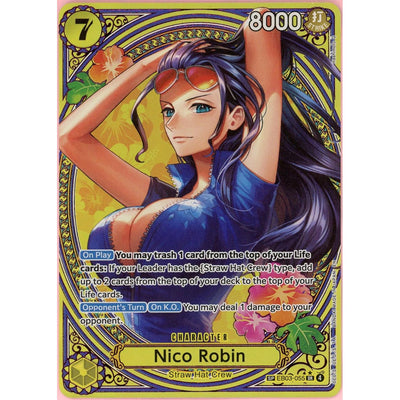 One Piece TCG One Piece Single: Nico Robin Eb03-055 Heroines Edition Special Rare NM