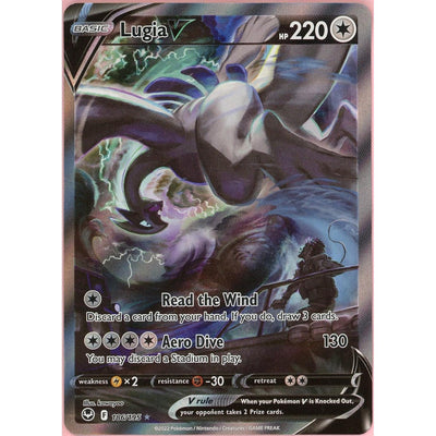 Pokémon Pokemon Single: Lugia V 186/195 Silver Tempest (2022) Alt Art Holo LP