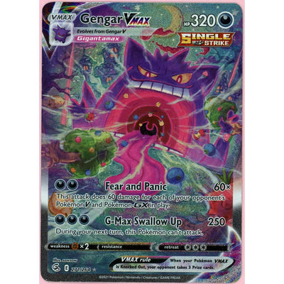 Pokémon Pokemon Single: Gengar VMAX 271/164 Fusion Strike (2021) Full Art LP