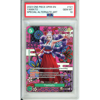 One Piece TCG One Piece Graded: Yamato Op01-121 Special Alternate Art PSA 10
