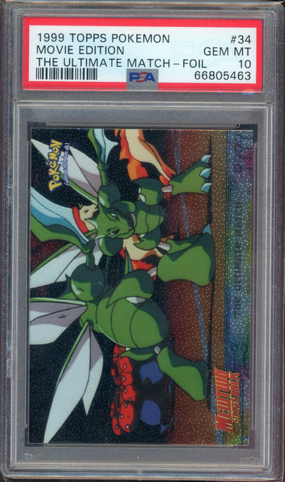 Pokémon Topps PSA 10 Movie Edition The Ultimate Match-Foil