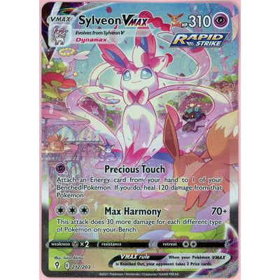 Pokémon Pokemon Single: Sylveon VMAX 212/203 Evolving Skies (2021) Secret Rare NM