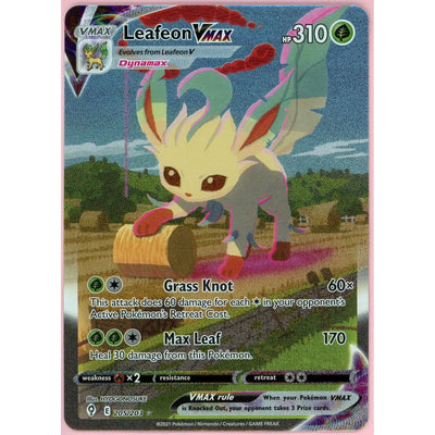 Pokémon Pokemon Single: Leafeon VMAX 205/203 Evolving Skies (2021) Full Art NM