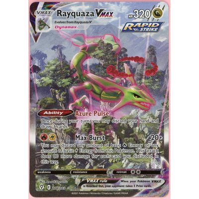Pokémon Pokemon Single: Rayquaza VMAX 218/203 Evolving Skies (2021) Full Art LP