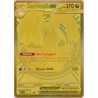 Pokémon Pokemon Single: Mega Dragonite EX 295/217 Ascended Heroes (2026) Hyper Rare NM