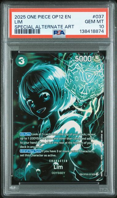 One Piece TCG Lim Special Alternate Art - OP-12 Legacy Of The Master - 2025 One Piece - PSA 10
