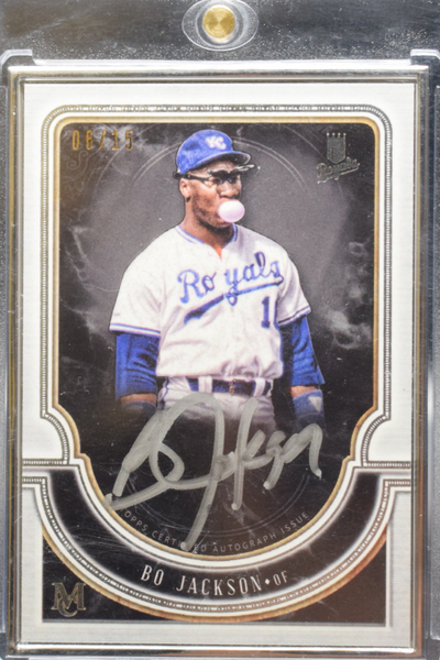 Baseball Topps 2018 Topps Museum Collection - Bo Jackson Mfa-Bj - Framed Auto /15
