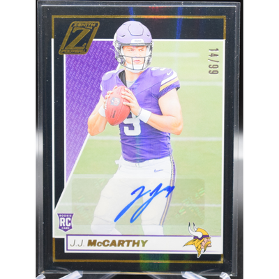 Sports Panini 2024 Panini Zenith Football - Jj Mccarthy 135 - Auto /99