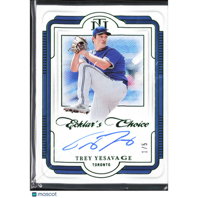 Baseball Panini 2025 Panini National Treasures Baseball - Ecklar'S Choice Trey Yesavage #Ec-Tys