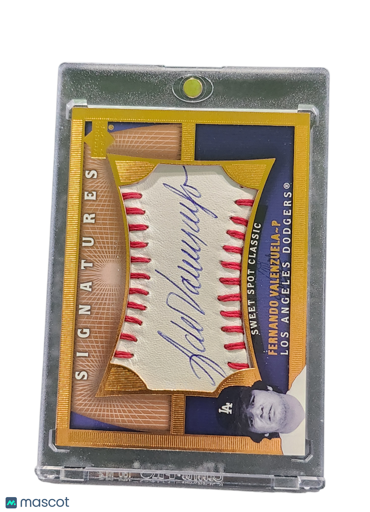 2005 Upper Deck Sweet Spot Fernando Valenzuela #Fv Sweet Spot Classic Signatures