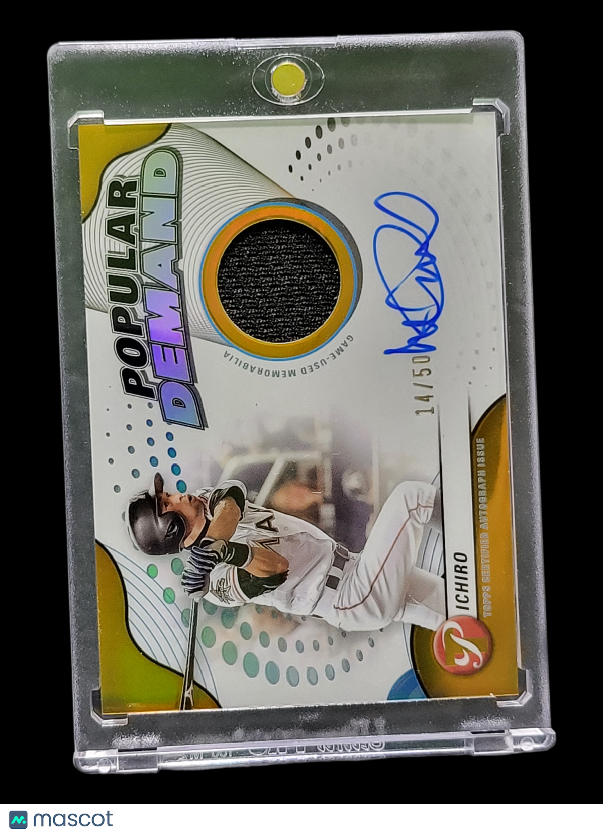 2024 Topps Pristine Popular Demand Ichiro #Dpar-I Relic Certified Auto