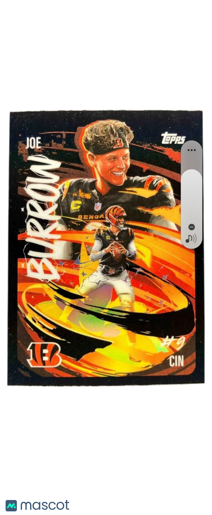 2025 Topps Chrome Uv Already Joe Burrow #Uv-17