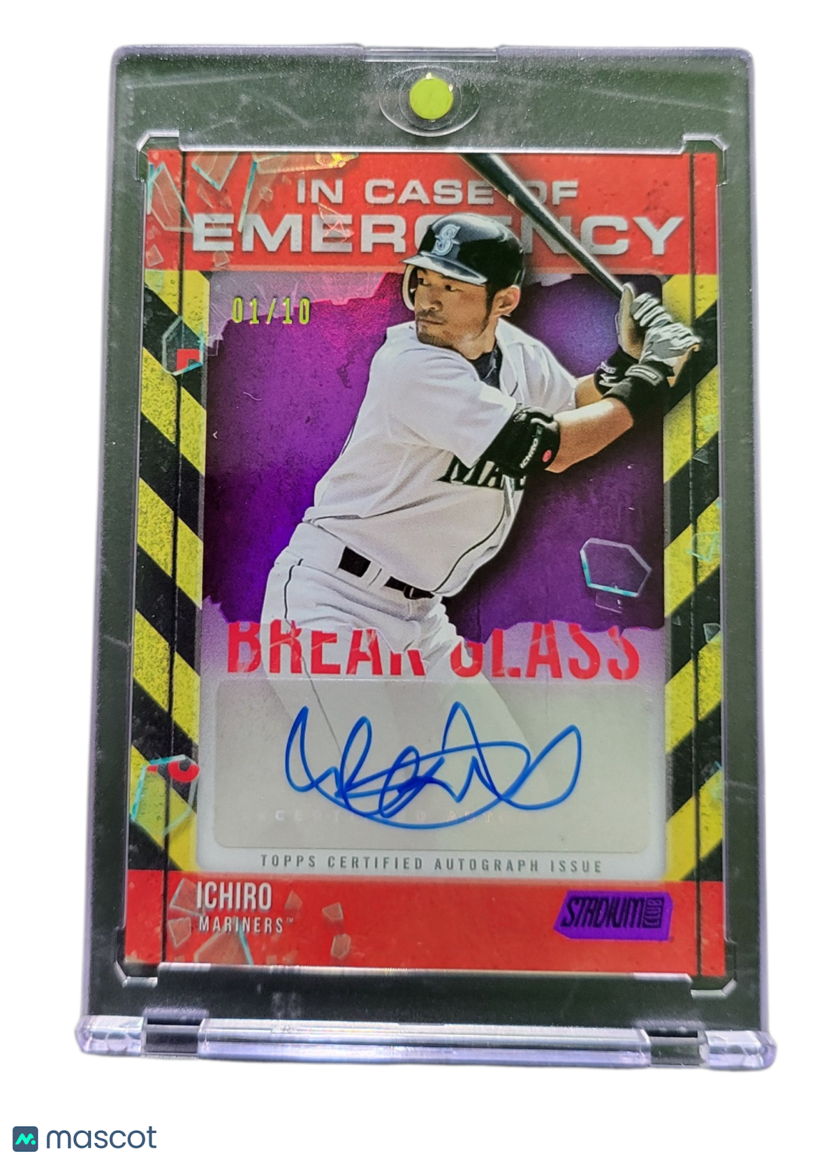2025 Topps Stadium Club In Case Of Emergency Ichiro #Icoea-I 01/10
