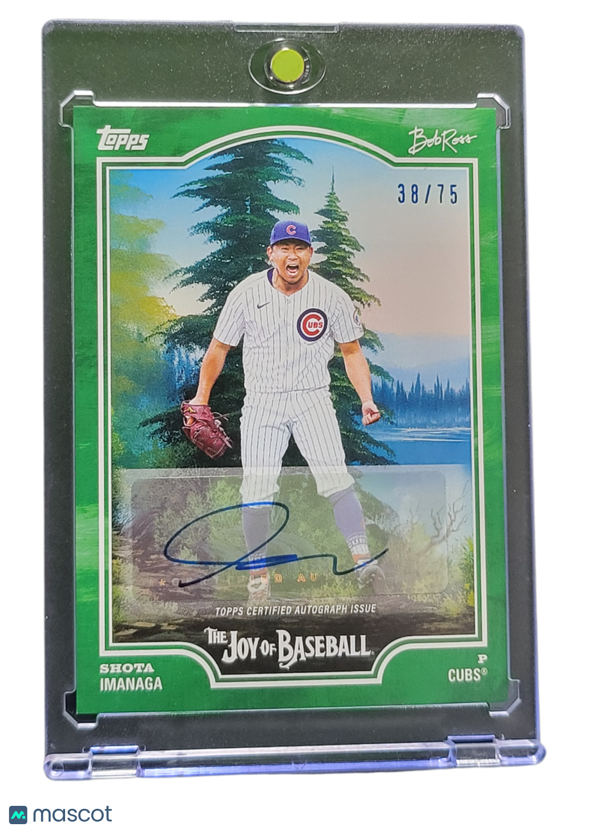 2024 Topps Bob Ross The Joy Of Baseball Shota Imanaga #33G Green 38/75