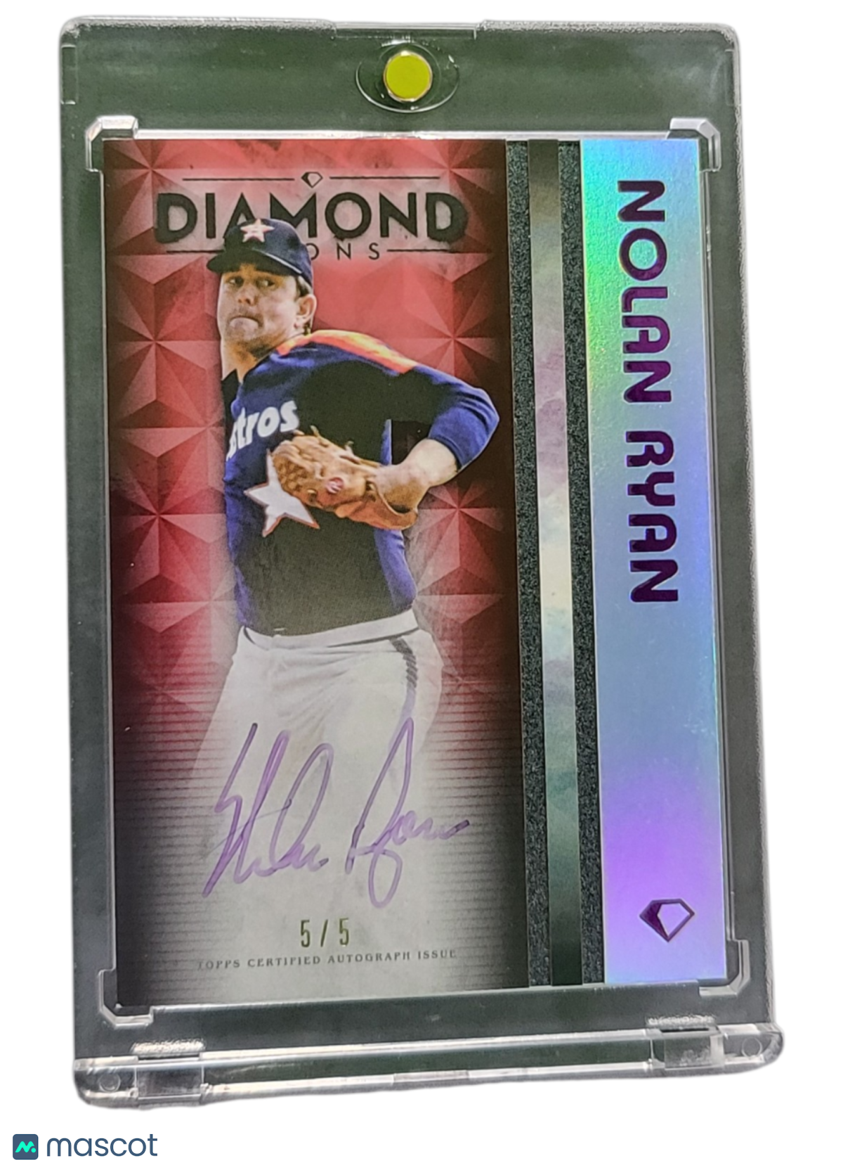 2023 Topps Diamond Icons Nolan Ryan #Wpa-Nr White Polychromatink 5 / 5