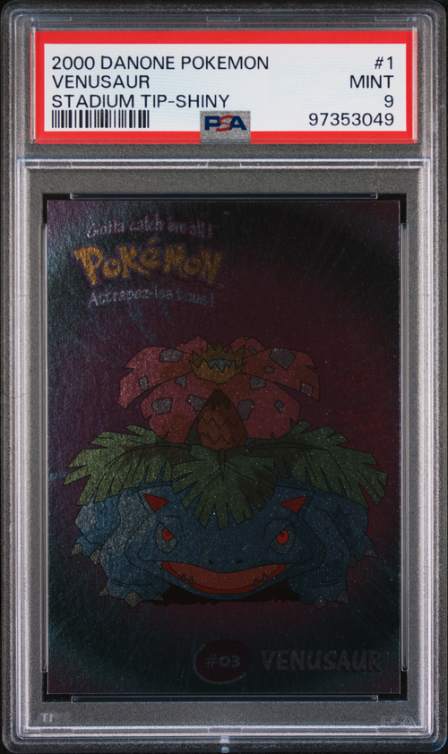 Pokémon PSA 9 Venusaur Stadium Tip-Shiny