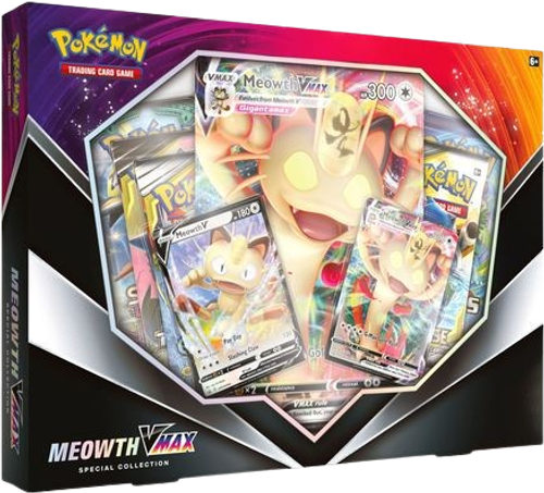 Pokémon Meowth VMAX Special Collection Box