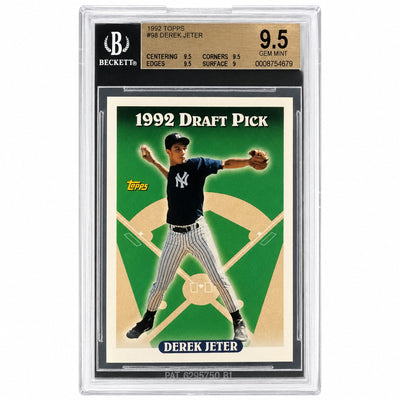 Pokémon Panini 1993 Topps #98 Derek Jeter Rookie Rc BGS 9.5