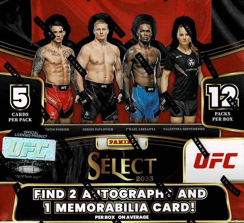 UFC MMA Panini 2023 Panini Select UFC Hobby Box