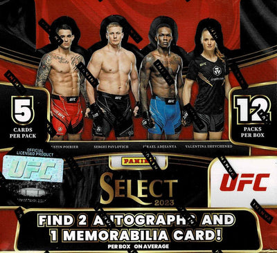 UFC MMA Panini 2023 Panini Select UFC Hobby Box