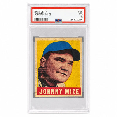 Pokémon Panini 1949 Leaf Johnny Mize #46 PSA 3