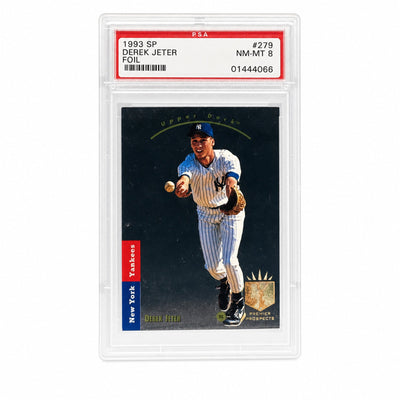 Pokémon Panini 1993 SP Foil Derek Jeter #279 PSA 8
