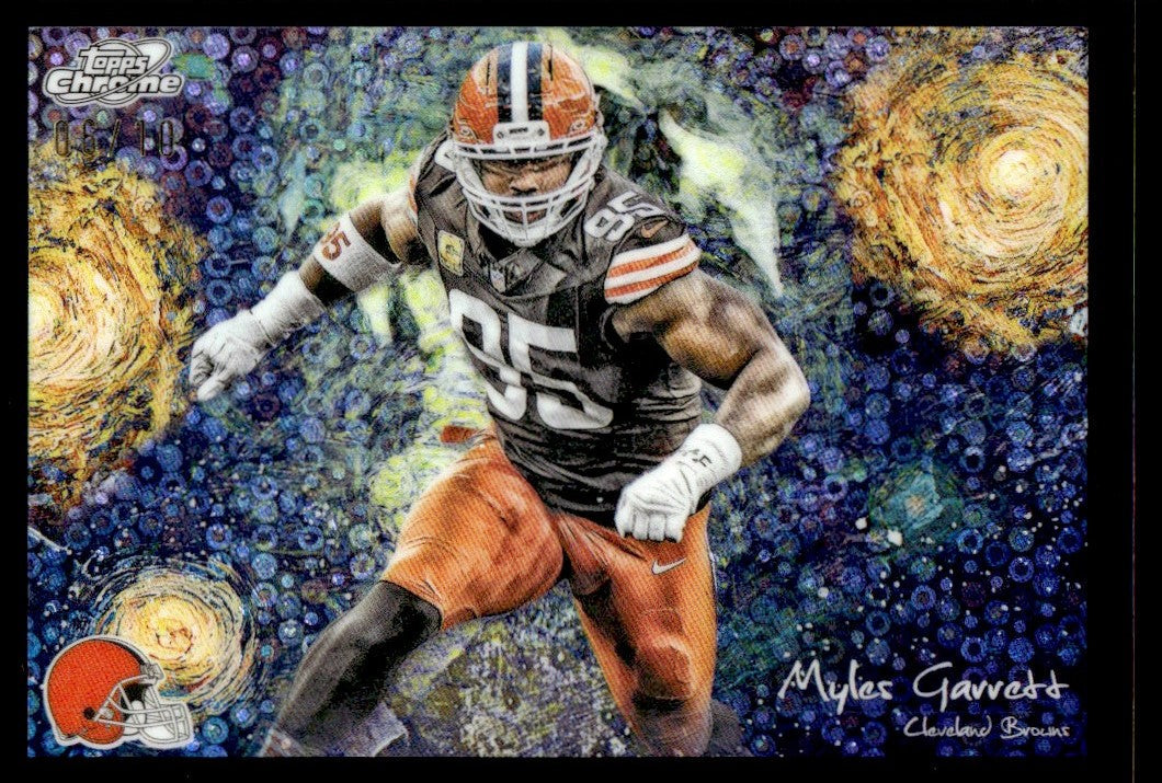 Sports Topps 2025 Topps Chrome Myles Garrett Starry Night Black Disco /10
