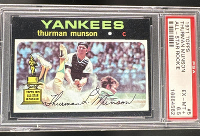 Baseball Topps 1971 Topps All Star Rookie Thurman Munson #5 PSA 6.5