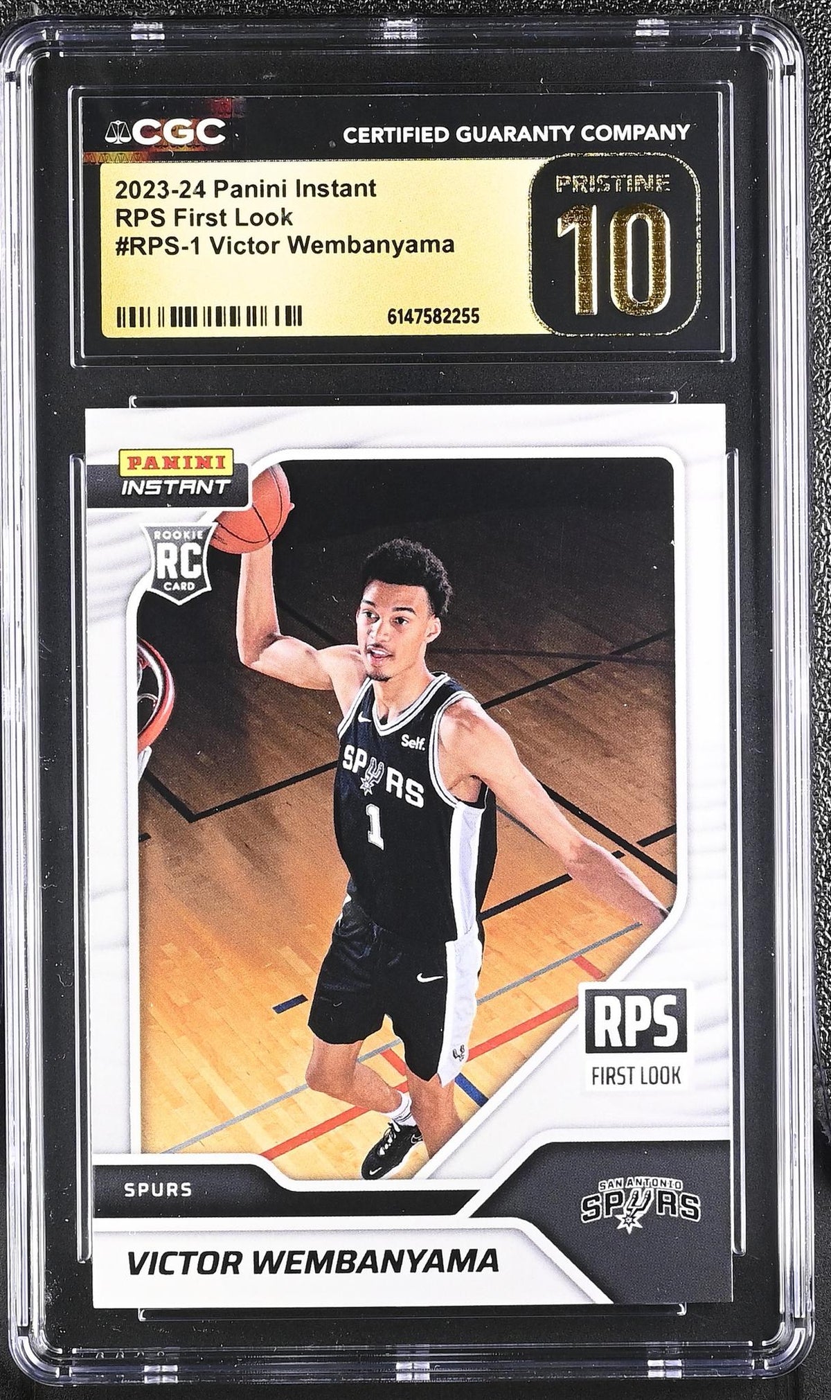 Basketball Panini 2023 Instant #Rps-1 Victor Wembanyama Rps First Look /16791 CGC 10