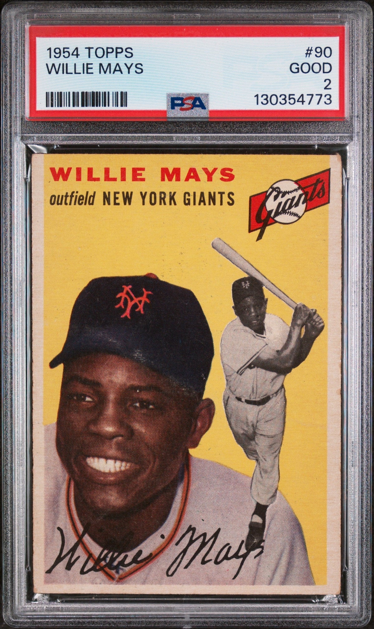 Baseball Topps 1954 Topps Willie Mays #90 PSA 2