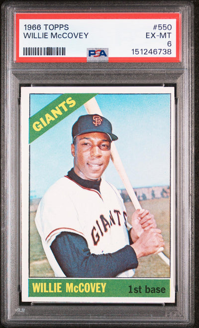 Baseball Topps 1966 Topps Willie Mccovey #550 PSA 6