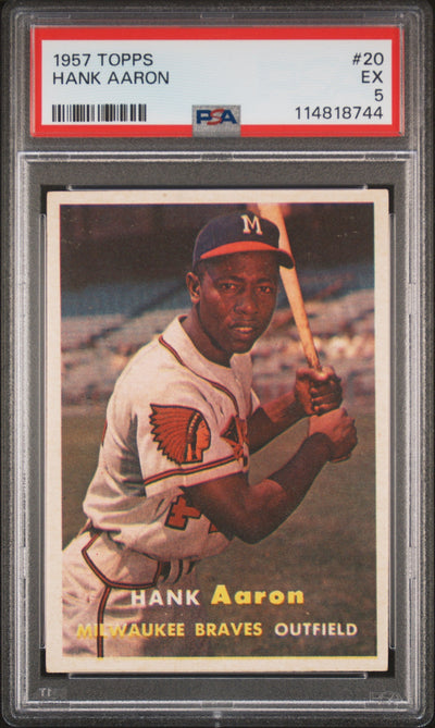 Baseball Topps 1957 Topps Hank Aaron #20 PSA 5