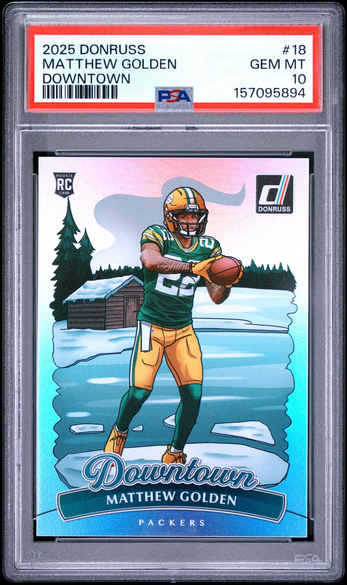 UFC MMA Panini 2025 Panini Donruss Downtown Matthew Golden #18 PSA 10
