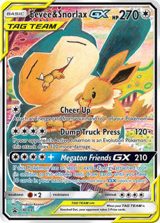 Pokémon Eevee & Snorlax GX - Sm169 - SM Promos (Smp)