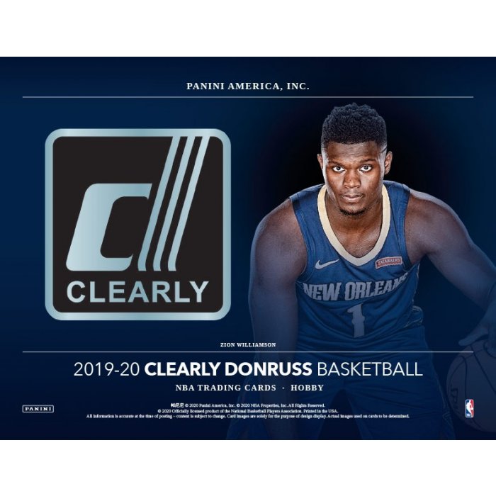 Basketball Panini 2019-20 Panini Clearly Donruss Basketball Hobby 12 Box Case