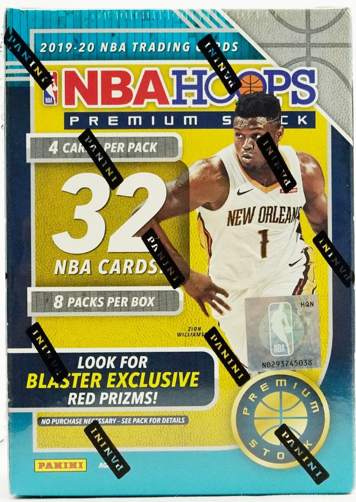 Basketball Panini 2019-20 Panini NBA Hoops Premium Stock Basketball Blaster 20 Box Case