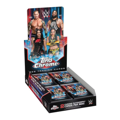 WWE Wrestling Topps 2026 Topps Chrome WWE Hobby Box
