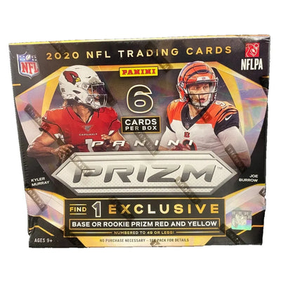 Football Panini 2020 Panini NFL Prizm Asia Tmall Exclusive Football Sealed Box 6 Cards Per Box