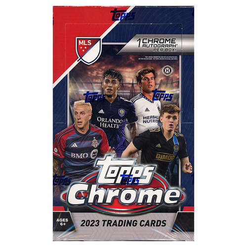 2023 Topps Chrome Mls Soccer Hobby 12 Box Case