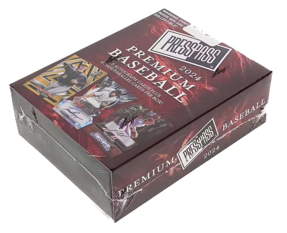 Baseball 2024 Leaf Press Pass Premium Baseball Hobby Box