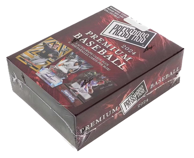 Baseball 2024 Leaf Press Pass Premium Baseball Hobby Box