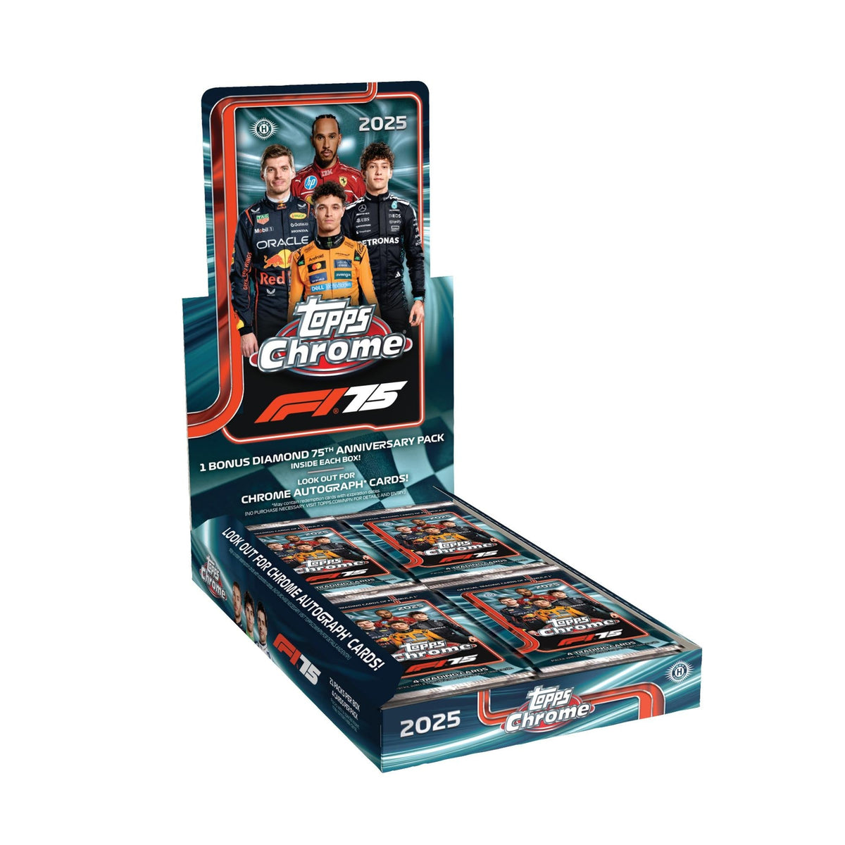 Racing Topps 2025 Topps Chrome Formula 1 Racing Hobby Box