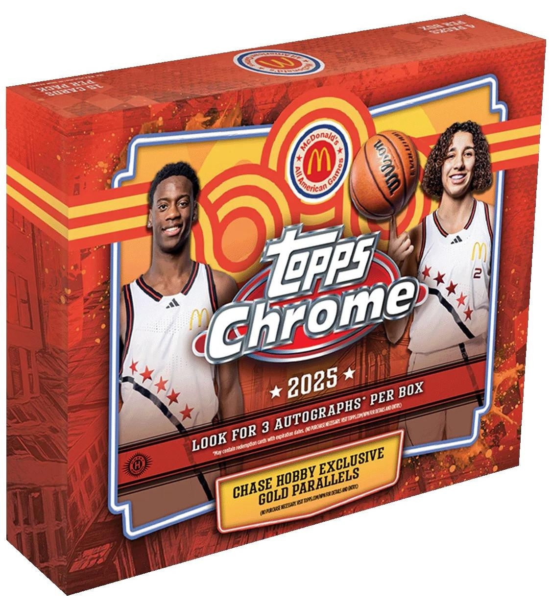 2025 Topps Mcdonald's All American Chrome Hobby Box