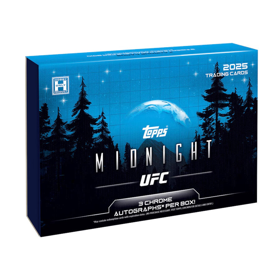 UFC MMA Topps 2025 Topps UFC Midnight Hobby Box