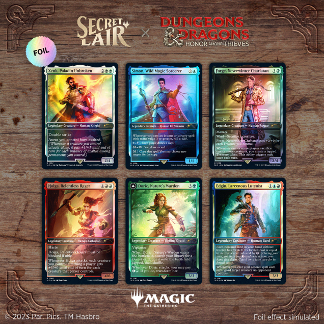 Magic The Gathering Secret Lair Drop: Secret Lair X Dungeons & Dragons: Honor Among Thieves - Traditional Foil Edition