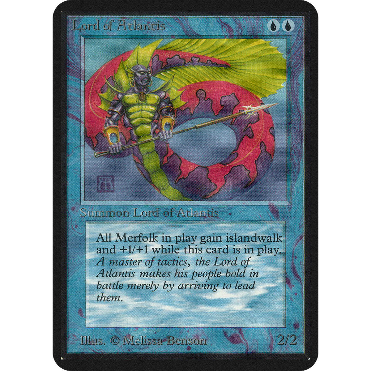Magic The Gathering Lord Of Atlantis [Limited Edition Alpha]
