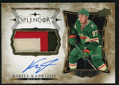 Pokémon Panini 2021 Upper Deck Splendor SP-Kk Kirill Kaprizov /36 Minnesota Wild Auto